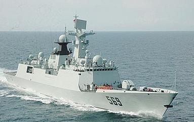 中国海军054A型护卫舰下水 比美濒海战斗舰档次高？