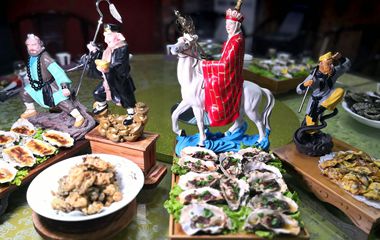 乳山“蚝”门盛宴惊艳眼球 牡蛎大餐一桌1300