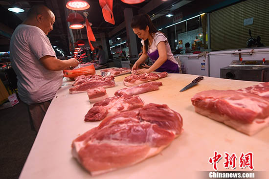 去年中国农产品价格同比下降 蔬菜猪肉价格降幅超10%