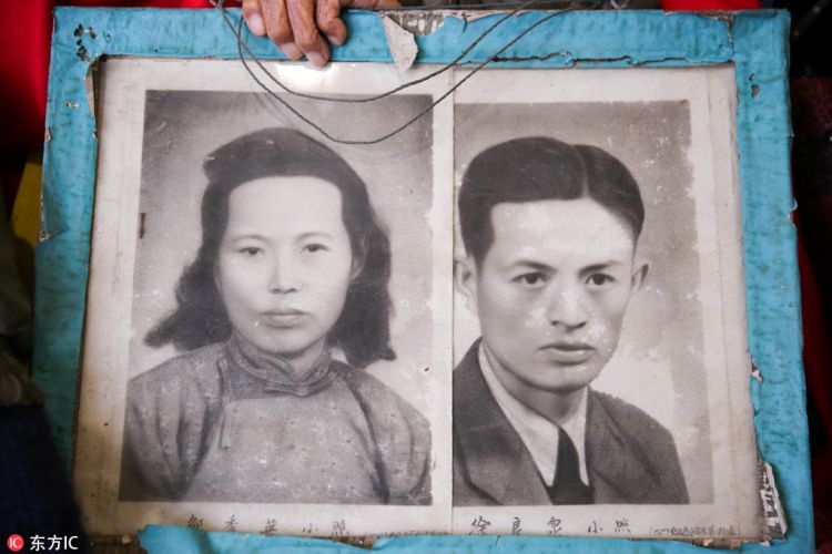 江苏如皋:百岁抗战老兵的爱情 夫妻相濡以沫82年