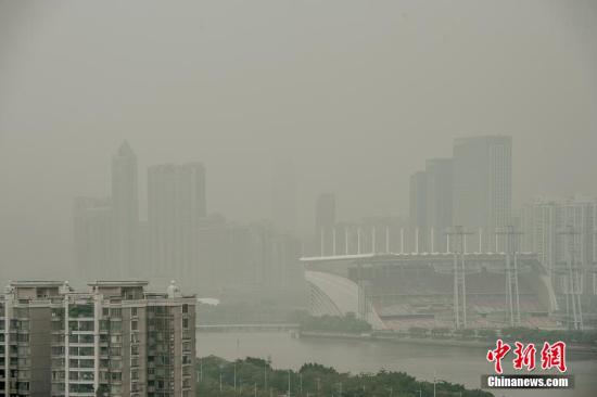 广州今年首次遭遇重度污染