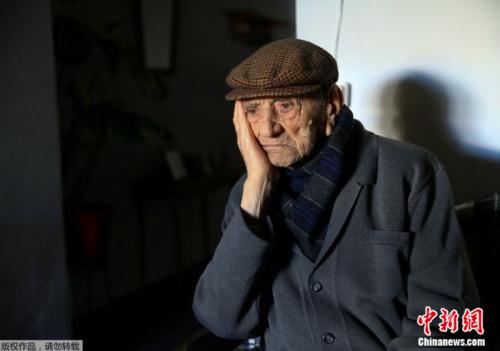 世界最长寿男性在西班牙去世享年113岁 曾参战(图)