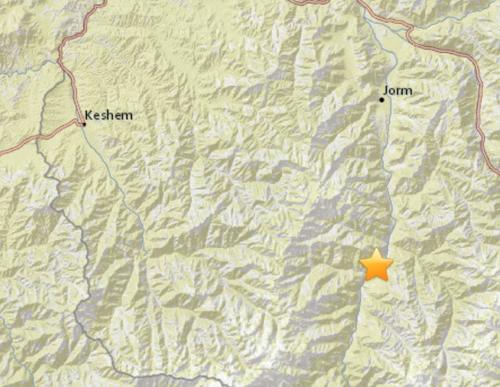 兴都库什地区发生6.1级地震 震源深度191.2公里