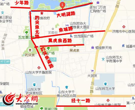 春节假期济南这些地方最堵 千佛山、大明湖周边停车场关闭