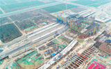 淄博北站公交枢纽主体工程完工 信号楼将于下月中旬建成
