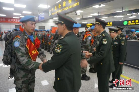 中国赴南苏丹、塞浦路斯维和警队出征仪式举行