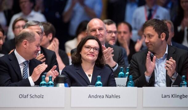 百年首位女党魁 安德烈娅·纳勒斯掌舵德国社民党