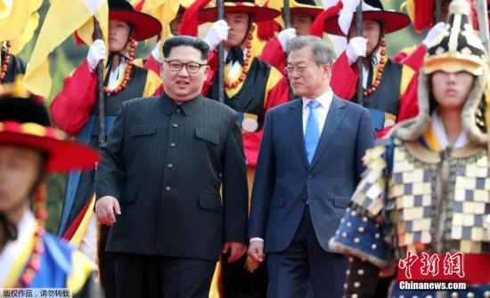 韩朝商定将定期举行首脑会谈 连接两国间铁路道路
