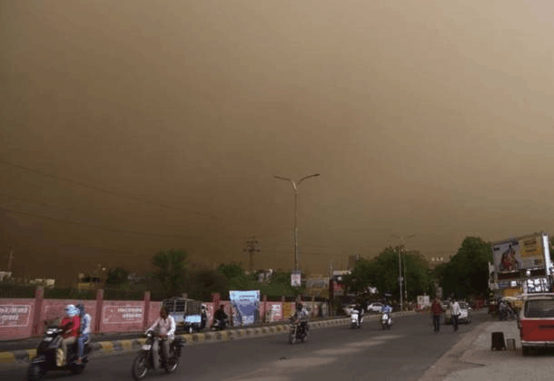 印度沙尘暴灾害亲历者讲述灾难发生时场面（图）