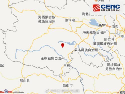 青海玉树称多县发生5.3级地震 暂无人员伤亡报告