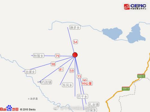 青海玉树称多县发生5.3级地震 震中位于高原无人区