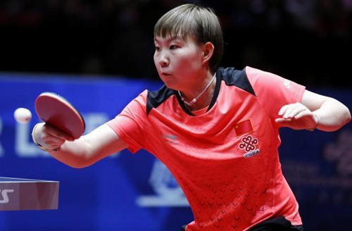 鲁能乒超球员朱雨玲代表中国女乒卫冕世乒赛团体冠军