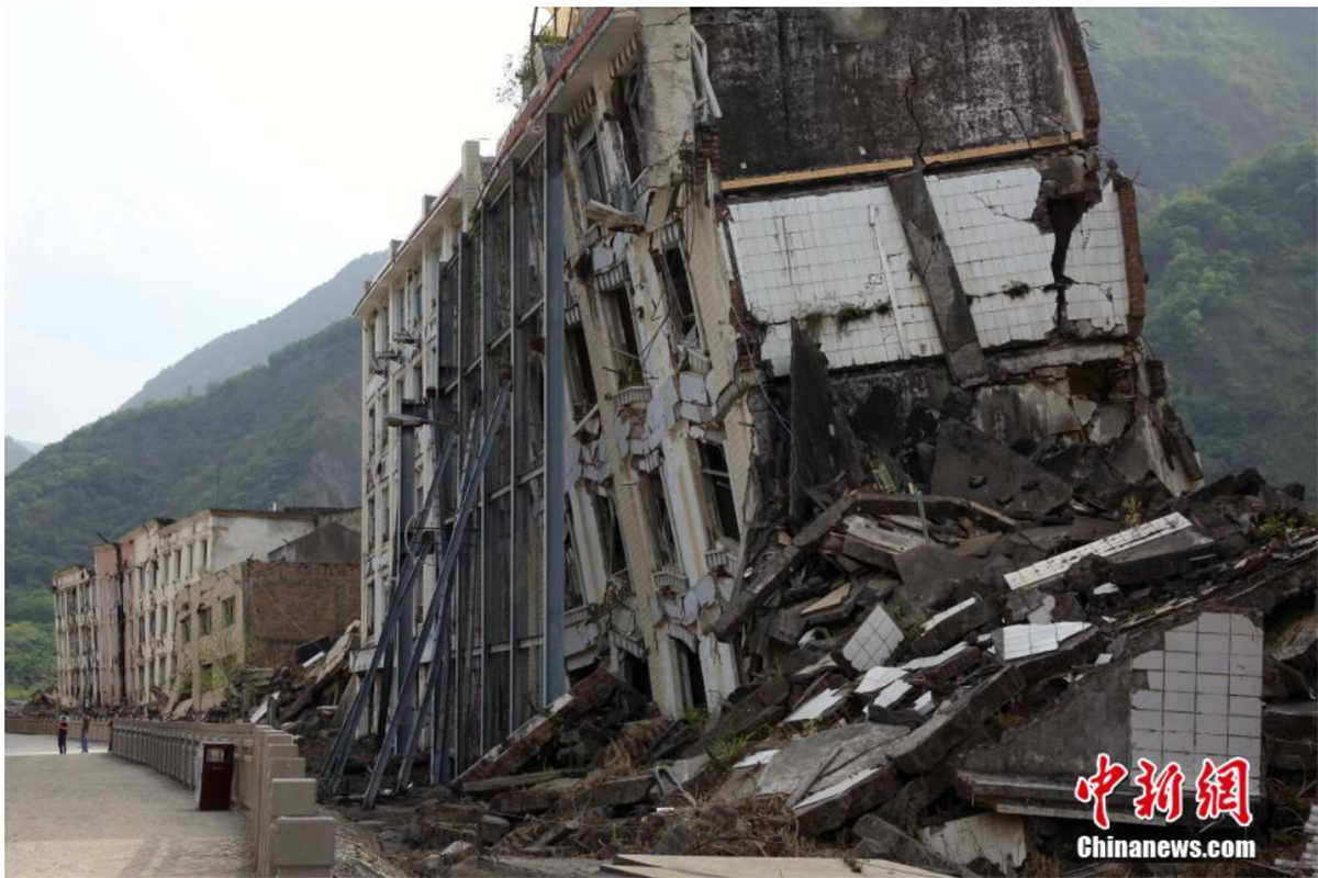 探访四川北川老县城地震遗址