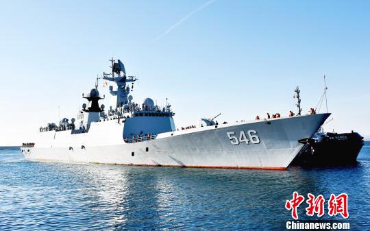 中国海军第二十八批护航编队技术停靠西班牙