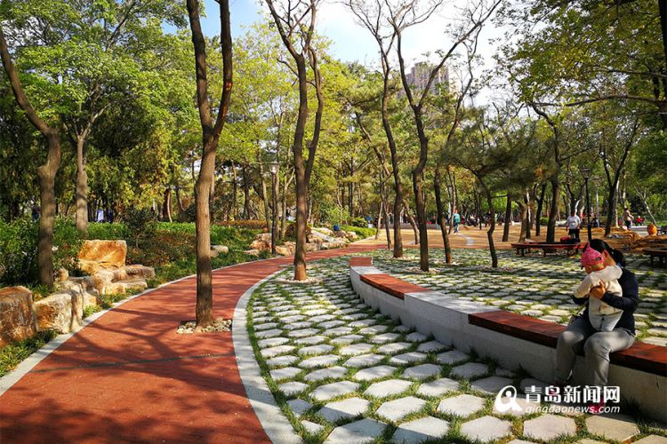 高清:李沧文化公园旧貌换新颜 海绵改造让它“会呼吸”