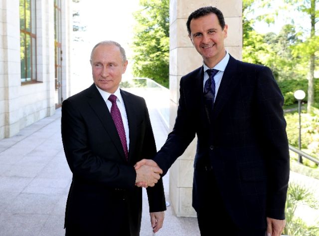 普京再会巴沙尔 促叙利亚政治进程