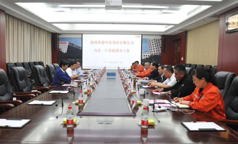 中化集团党组成员、副总裁冯志斌一行来集团参观调研