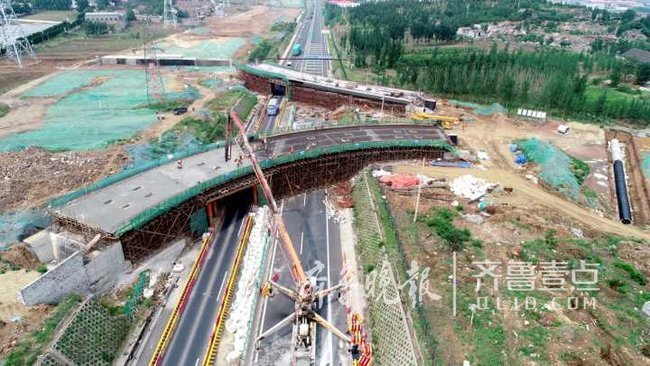 滨莱高速部分路段右幅施工完成,有望6月15日双向通车