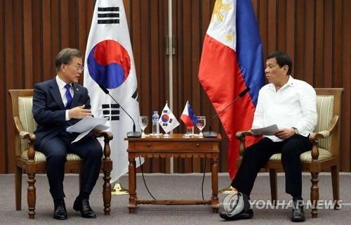 菲律宾总统杜特尔特下月访韩 将与文在寅举行会谈