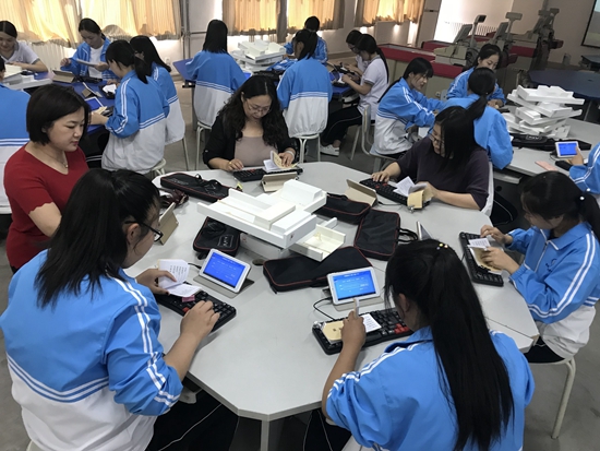 济南信息工程学校师生全员竞赛 提升传统技能