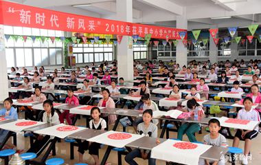 聊城举办中小学生剪纸大赛 200余名学生参赛