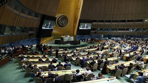 外媒：联合国紧急会议通过保护巴勒斯坦平民决议