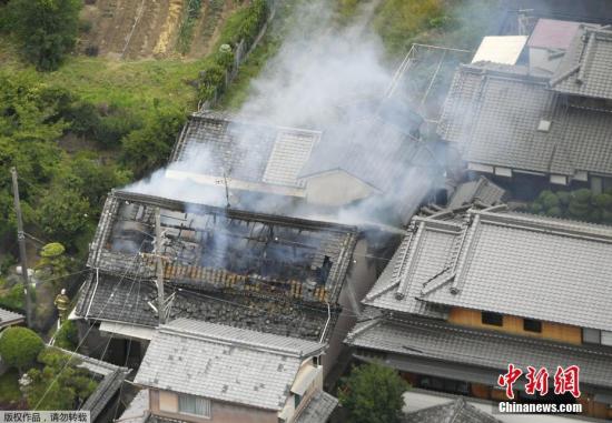 日本大阪强震致4死逾300伤 工厂及店铺恢复运营