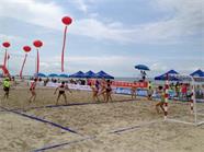 全国沙滩手球锦标赛25日在威海南海新区开赛