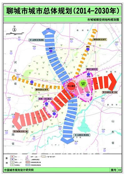 聊城市城市总体规划20142030年城乡空间布局解读