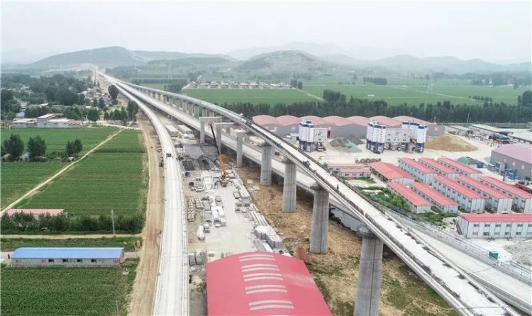 鲁南高铁曲阜段、泗水段线下工程已全部完工