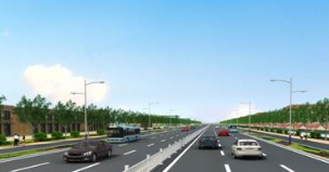 淄博主城区东部路网工程基本完工 预计8月底主车道通车