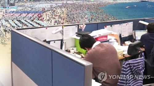 八成韩国职场人士选择暑期休假 平均计划消费59万韩元