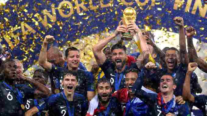 梦回1998!法国4-2克罗地亚20年后再夺冠