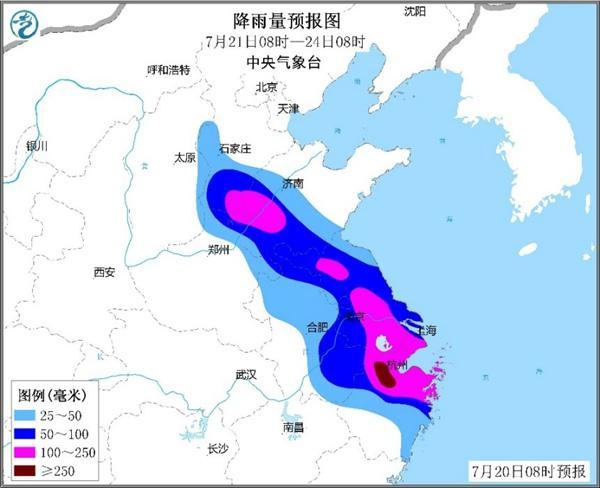 台风“安比”将登陆江浙 山东受影响有强降雨