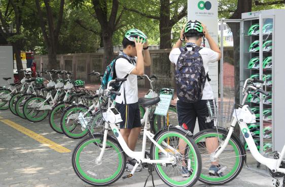 韩国政府掏钱给共享单车配头盔 一周被偷走218个