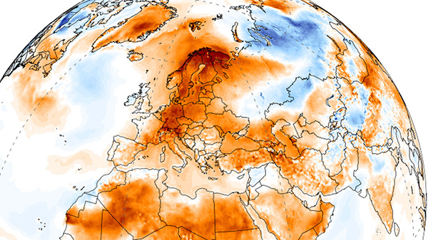 全球“发烧”北极圈气温罕见超30℃ 专家:北极海冰正变薄