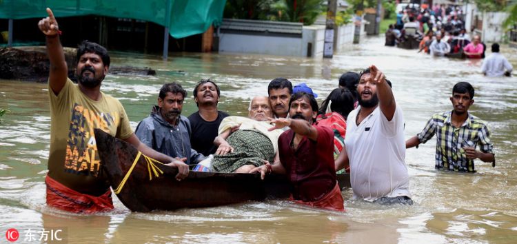 百年来最严重！印度喀拉拉邦5月底以来洪灾已致300多人死亡