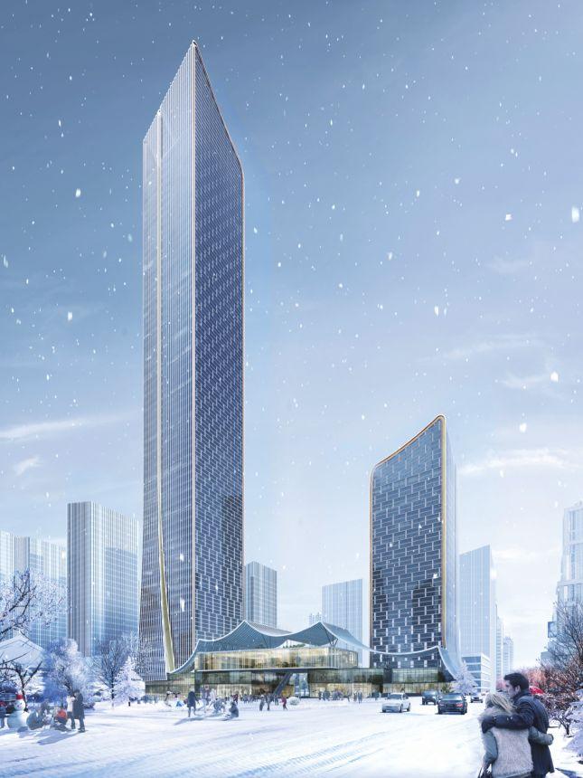 重磅！济南CBD第5座超高层塔楼“城”的设计方案揭晓