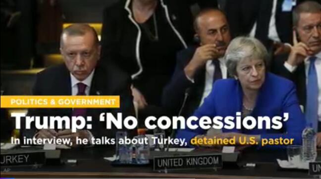 特朗普强硬表态：土耳其犯了严重错误，不会做任何让步！