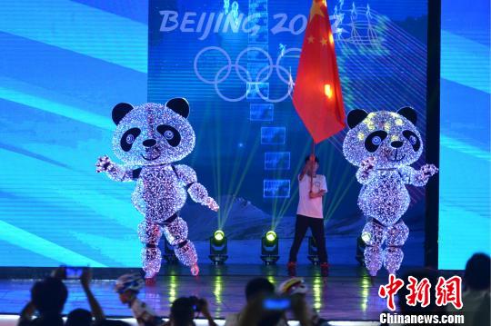 韩国平昌冬奥会两只“熊猫队长”返川