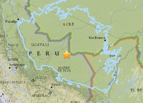 秘鲁东部发生7.1级地震 暂无伤亡和损失报告