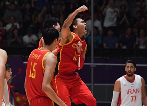 我们是冠军！ 中国男篮胜伊朗夺亚运金牌