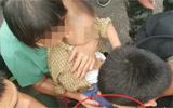 聊城3岁男童腿卡护栏 消防队员成功施救