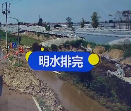 【抗灾救灾在行动】潍坊12万亩受灾大棚明水排完