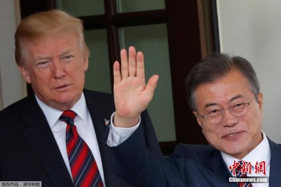 特朗普文在寅签新版美韩自贸协定 韩方盼明年生效