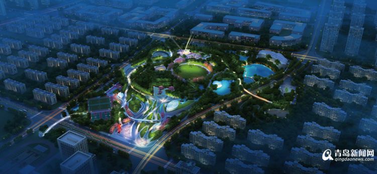 即墨西新增一大型公园 占地超10万平方将成“城市绿肺”
