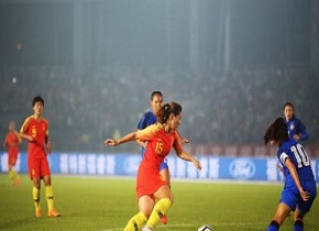 中国女足2：0胜泰国女足 获永川国际女足锦标赛冠军