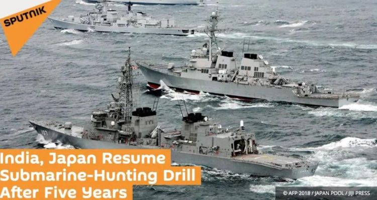 俄媒：印度海军不会加入日本在南海行动