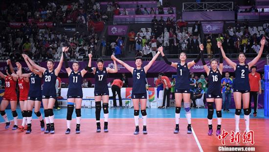 中国女排3：1战胜俄罗斯 小组第二晋级世锦赛六强