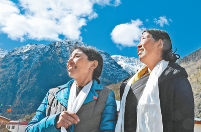 西藏隆子县玉麦乡卓嘎、央宗姐妹——扎根雪域边陲的格桑花